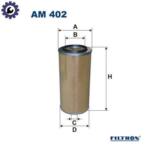 Air filter 402 - filter, for