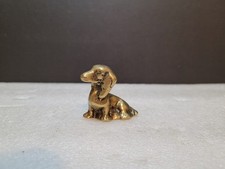 Vintage Brass Dachshund