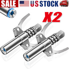 Grease gun coupler double - gun,