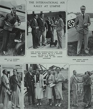 Air Rally At Lympne Noel Coward Beatrice Lillie Krupps 1937 Photo Article 7363