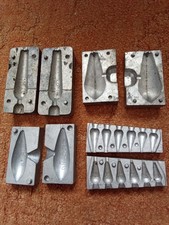 fishing sinker mould x 4