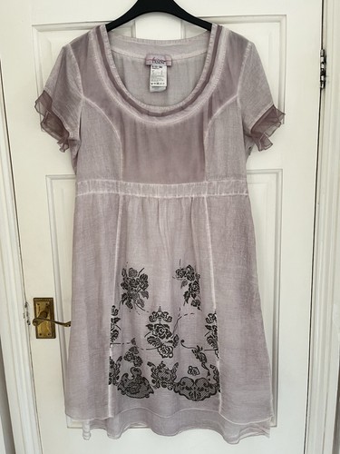 Linda tesini grey lilac silk - linda,