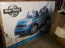 BLUE MINI COOPER PACEMAN CAR 6V RIDE ON KID TRAX (PLAY CHILDRENS OUTDOOR)