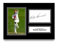 Nantie Hayward Hand Signed A4