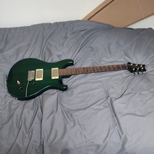 PRS SE Santana 2 humbucker emerald green with tremolo electric guitar