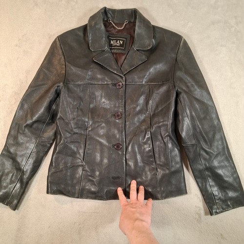 Milan leather jacket - womens, uk