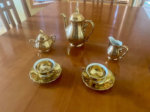 Vintage jkw dec karlsbad gold - jkw, dec.