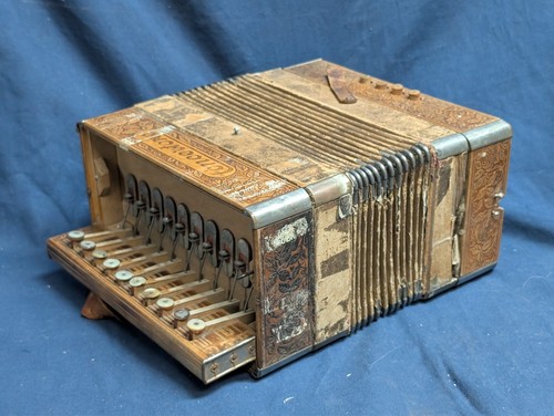 Vintage concertone button box - concertone,