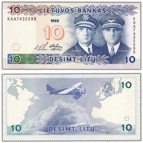 Lithuania 1993 ten litu - ten,