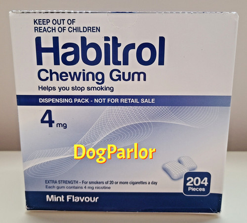 Habitrol nicotine gum 4mg mint - nicotine,