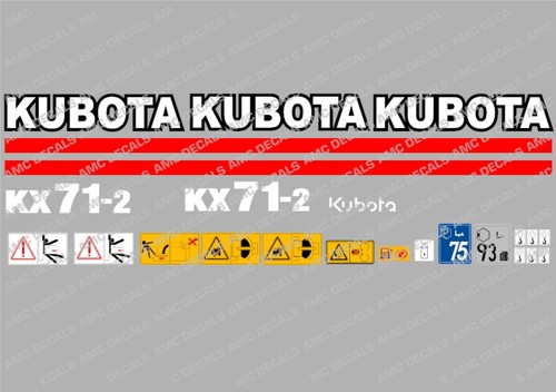 Kubota kx71 mini digger - kubota, kx71-2