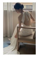 Halter neck light wedding