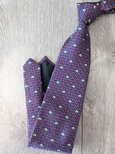 Men’s Pure Silk Tie, Blue
