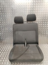 VW Transporter T5 03-12 Double Twin Passenger Bench Seat Foldable Headrests 2014
