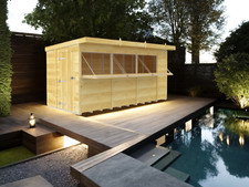 Total Sheds Pent Outdoor Bar Shed Pressure Treated Tanalised Free Delivery