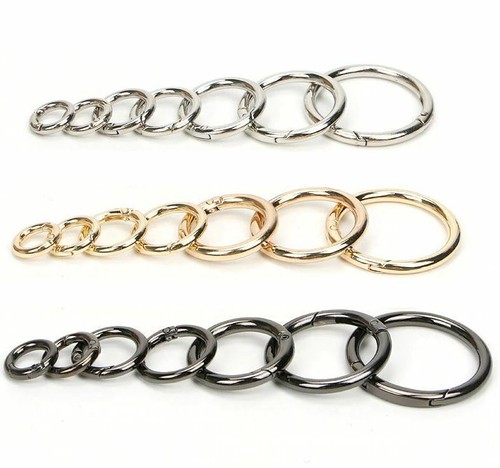 Round carabiner clips - round,