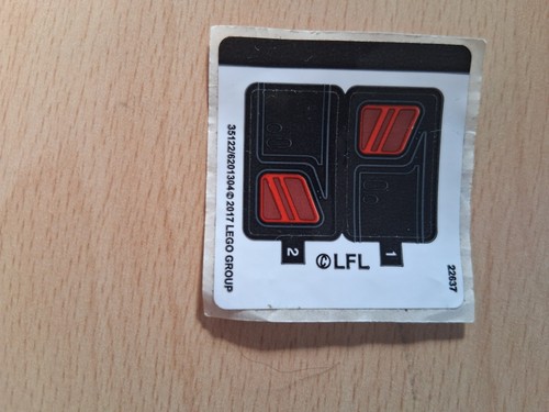 Lego part 35122 sticker sheet - part,