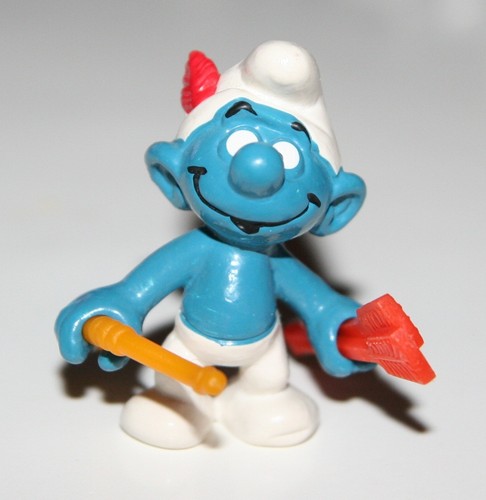 Schleich archer smurf figure - archer,