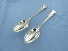 AN ANTIQUE PAIR OF STERLING