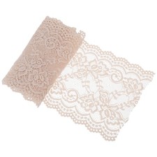 3 Rolls 15CM Wide Lace Fabric Sewing Lace Ribbon Trim Elastic Stretchy