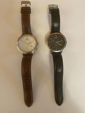 TIMEX INDIGLO WR50M CHRONOGRAPH MENS WRISTWATCHES BLACK FACE/ WHITE FACE 2 TOTAL