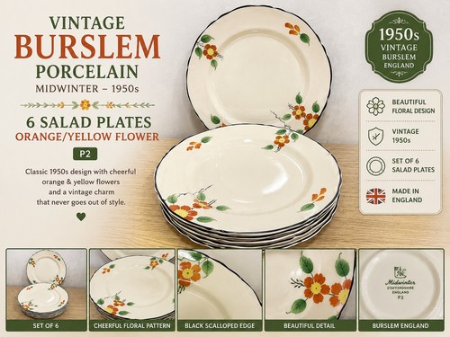 Vintage burslem porcelain - burslem,