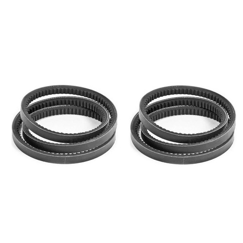 Pair drive belts fits lumag - of,