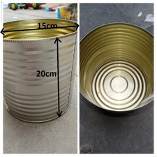 EXTRA LARGE Empty Tin Cans crafts, wedding, tin can alley x12