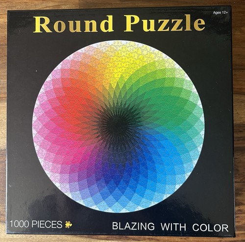 Toy town round - round, puzzle