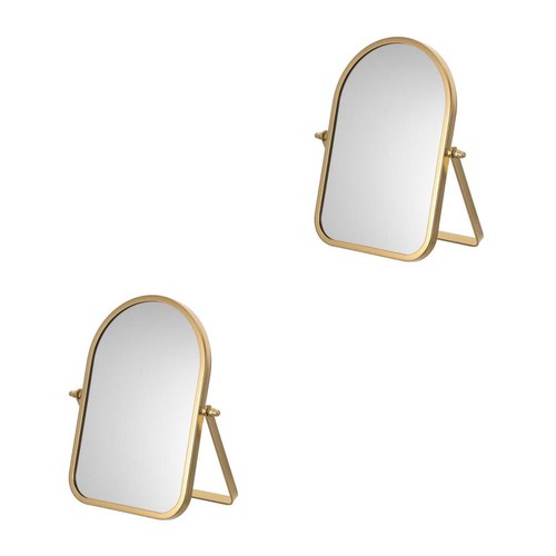 2pcs desktop makeup - desktop, mirror