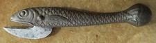 GETTING RARE – ANTIQUE IRON SARDINE CAN / TIN OPENER – KITCHENALIA