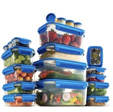 40 Piece Airtight Food Storage Containers Set,Plastic Containers with Lids 