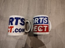 2x Sports Direct Large 20oz Mugs