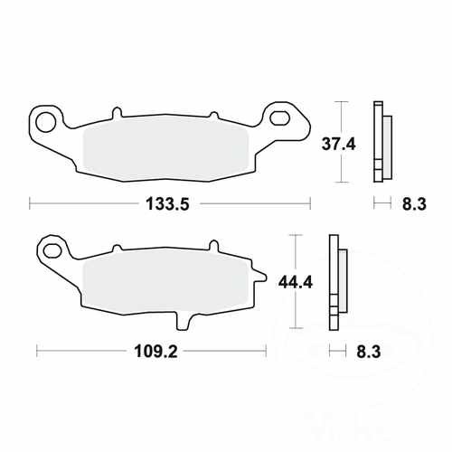 Trw brake pads front - brake, mcb682