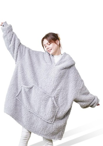 Oversized hoodie blanket with - oversized,