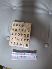 30PCS / Set Wood Stamps A-Z