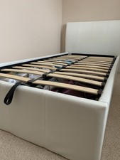 Ottoman Single Bed ..White ..end Lift