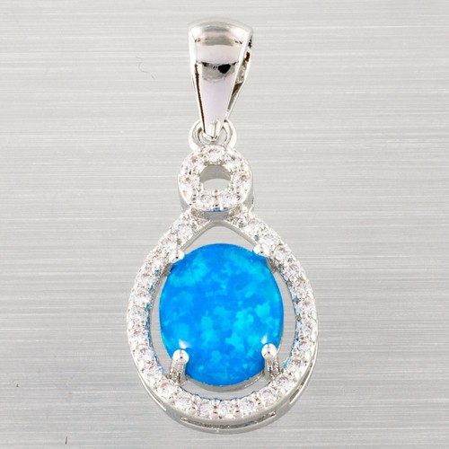 8x10mm oval ocean - oval, blue