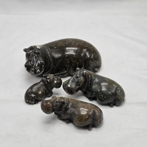 Vintage hand carved stone - hand,