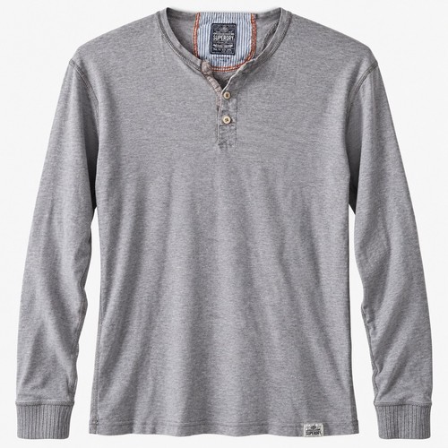Superdry mens large grey marl - mens,