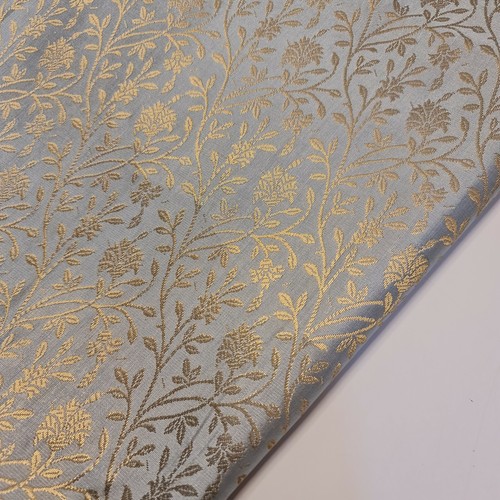 Floral brocade material - floral,