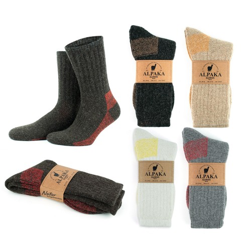 Alpaca wool socks - socks,, cushioned