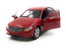 Mercedes E-Class E400 Model Car Scale 1:34-39 Sedan Red