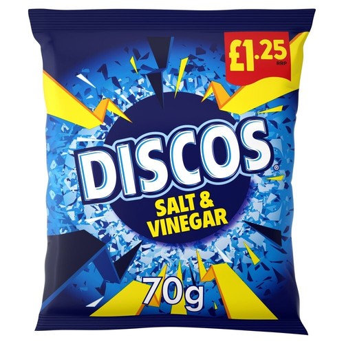 Discos salt vinegar crisps - salt,