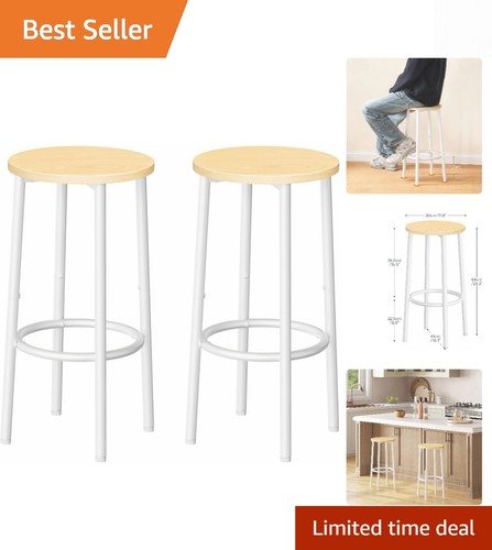 Stylish round bar stools set - bar,