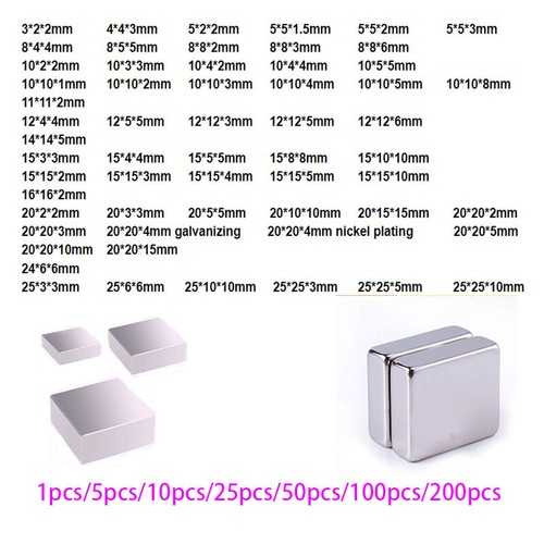 Square strong magnet 25mm - square,