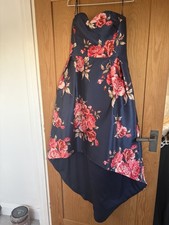 Floral Navy Blue / Pink Dress