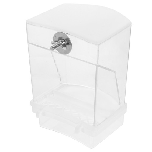 Reusable clear acrylic bird - clear,