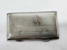 ANTIQUE SAMPSON MORDAN SILVER BUSINESS CARD CASE CAPTAIN G.G. CARTER ROY
