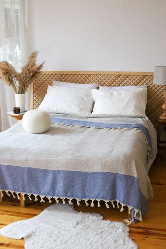 Handwoven 100 cotton bed - 100%,